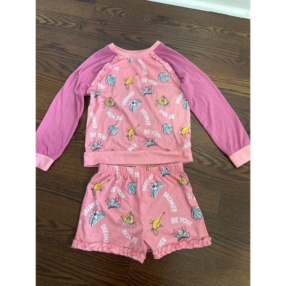 Disney Princess Pajama Set - Girls Size 5/6 - Dreamer - Be You! - Picture 1 of 7
